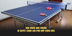 Bàn Bóng Bàn Chuẩn - Bí Quyết Chọn Lựa Phù Hợp Cùng OK9